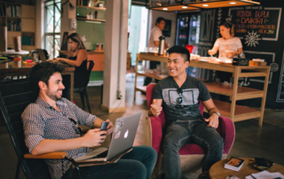 young adults learning to code